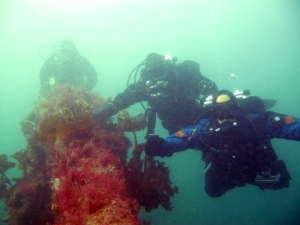 DuikTeam IJmond duikers gaan wrakduiken op de wrakken van scapa flow